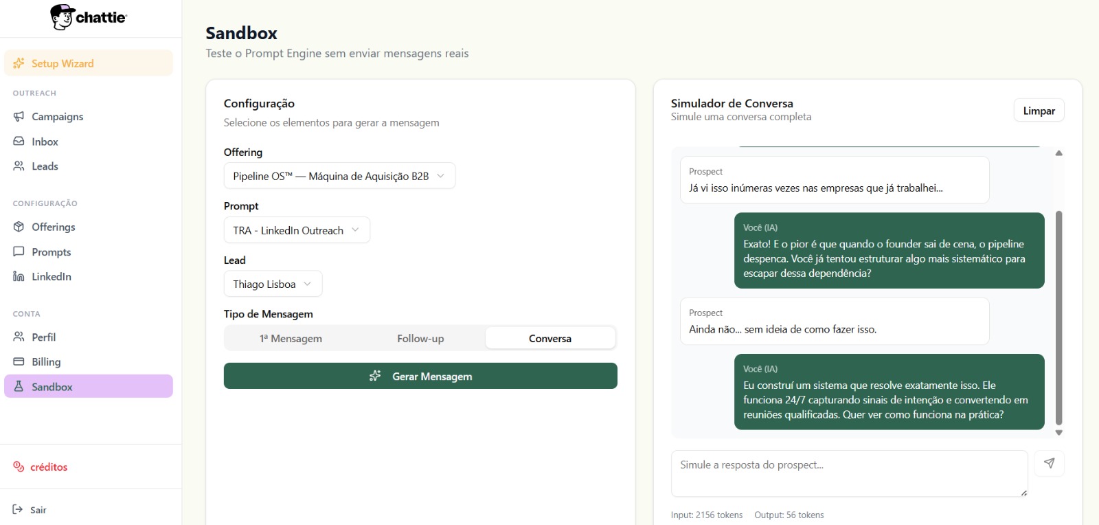 Message Sandbox