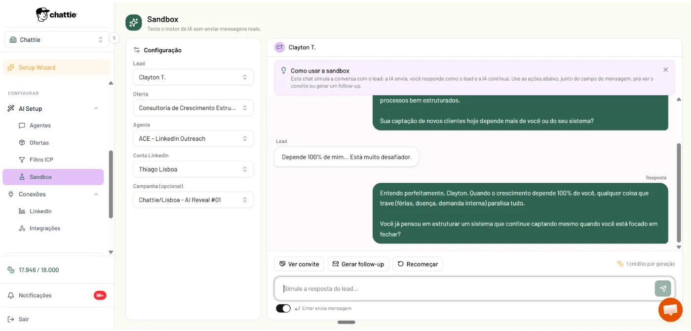 Simulador Sandbox de Mensajes